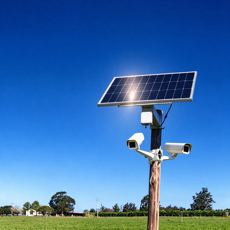 Solar Security Cameras for Farms, Parking Lots and Remote Sites