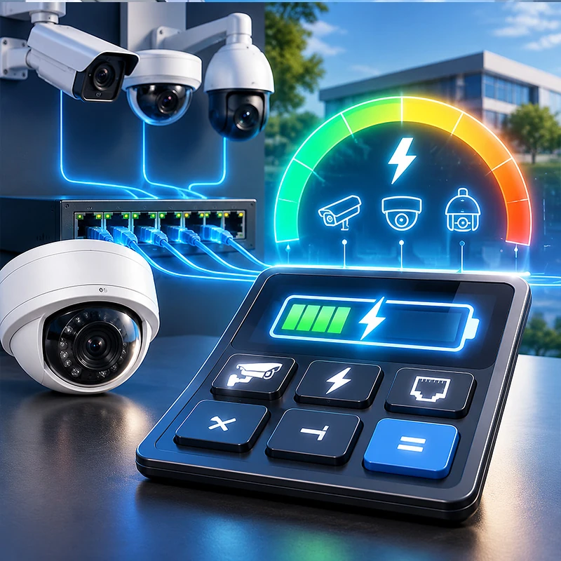 PoE Power Budget Calculator for Security Camera Systems