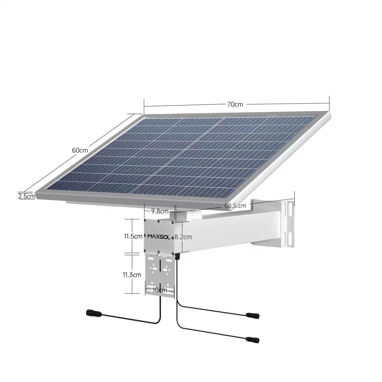 80W LiFePO4 Solar Power System for CCTV