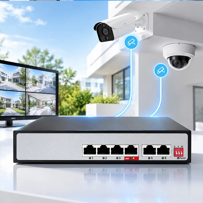 How to Choose a PoE Switch for IP Camera Systems